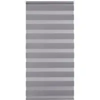 Good life Doppelrollo "Alina 1" Gr. 6, grau (anthrazit), B:100cm H:150cm, Polyester, Rollos, Doppelrollo, individuelle Lichtregulierung, unifarben, Montage mit Klemmträgern