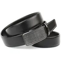 Anthoni Crown Ledergürtel , Herren, Gr. 95, schwarz, Rindsleder, Gürtel Ledergürtel