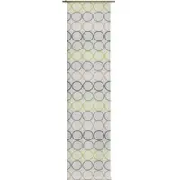 Wirth Schiebegardine "Zirbello" Gr. 2, grün, B:60cm H:175cm, Jacquard, Baumwolle, Polyester, Gardinen, Schiebegardine