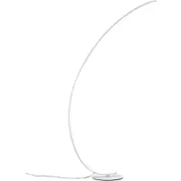Gea Luce IOLE P/T Stehleuchte – Weißes Aluminiumgestell, 30 W, 1450 lm, 3000 K LED, integrierte Dimmfunktion per Knopfdruck – Minimalistisches Design von Gealuce