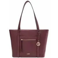 L.credi Schultertasche Merle Shopper Wine weinrot