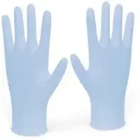 B Braun Vasco Coats light blue Untersuchungshandschuh, unsteril, Unsteriler Einmalhandschuh aus Nitril mit patentierten Hafermehlbeschichtung, 1 Packung = 200 Stück, Größe XS