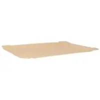 Verive Pappteller eckig, braun, 21 x 30 cm, Einwegteller für trockene Lebensmittel, 1 Packung = 125 Stück