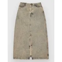 Element Jeansrock "Maxi", Damen, Gr. 29, beige (bleach tint), Obermaterial: 70% Baumwolle, 30% Baumwolle., Röcke Jeansrock