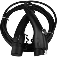 Degson Ladekabel Typ 1 auf Typ 2 1P 230V 16A 3.6kW IP54 5 Meter Ersatzteil Wallbox Elektroauto EV MHAC-S-016A-VP1