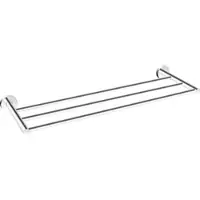 Evenes Dreifacher Badetuchhalter Eight, Messing verchromt, 600 mm - 93 991 18