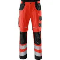 Kübler Hose REFLECTIQ PSA 2 warnrot/schwarz Form 2207 Größe 28K