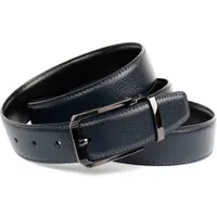 Anthoni Crown Ledergürtel , Herren, Gr. 90, schwarz, Rindsleder, unifarben, Gürtel Ledergürtel