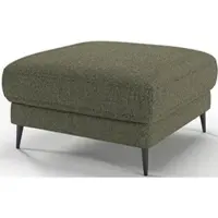 Home affaire Polsterhocker "Downtown", grün (grüne), B:80cm H:44cm T:80cm, 96% Polyester, 4% Polyacryl, Hocker, Polsterhocker, passend zur Serie, auch in Cord