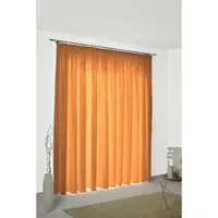 Wirth Vorhang "Felsted" Gr. 4, orange, B:132cm H:245cm, Jacquard, Polyester, Gardinen, Vorhang