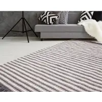 Calo-deluxe 1100000002199 "Bature 400" Gr. 4, grau (natur, anthrazit), B:160cm H:10mm L:230cm, Viskose, Wolle, Teppiche, 1100000002199, Wolle und Viskose mit Fransen, Wohnzimmer