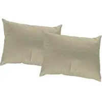 Wirth Dekokissen "Torbole" Gr. 2, grün (lindgrün, meliert), B:40cm L:60cm, Baumwolle, Polyester, Dekokissen_Sitzkissen_Kissenhüllen, Dekokissen, Kissenhülle ohne Füllung, 2 Stück