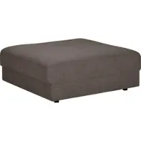 Trendmanufaktur Polsterhocker "Bourbon", braun (walnut), B:114cm H:43cm T:114cm, 100% Polyester, Hocker, Polsterhocker, In verschiedenen Größen erhältlich
