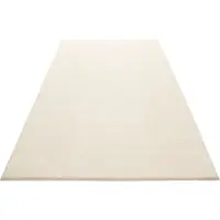 Wecon Home Teppich BASICS "Lotta" Gr. 3, beige (creme, weiß), B:120cm H:17mm L:170cm, Kunstfaser, Teppiche, Teppich, Kurzflor, Wohnzimmer