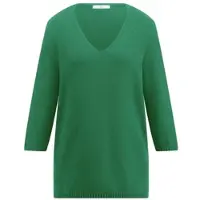 Emilia Lay V-Pullover 3/4-Arm grün, 44