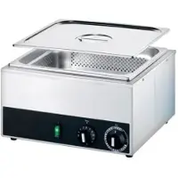 Ernst Neumärker GmbH & Co. KG Neumärker Dampfgarer Turbosteam, Effizienter Schnelldämpfer für schnelles Garen und Warmhalten, Maße: 370 x 360 x 195 mm