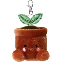 Aurora 26624 Palm Pals Terra Topfpflanze zum Anklippen, 10 cm, Plüschtier, braun & grün