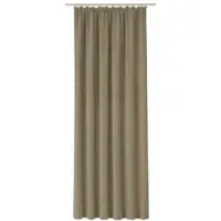 Wirth Vorhang "Holmsund 288g/qm" Gr. 7, grau (taupe), B:132cm H:255cm, Chenille, Polyacryl, Gardinen, Vorhang