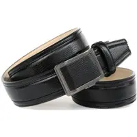 Anthoni Crown Ledergürtel , Herren, Gr. 110, schwarz, Leder, gemustert, unifarben, Gürtel Ledergürtel, Handgenähter Gürtel mit stilvoller Automatik-Schließe