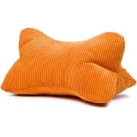 Gozze Nackenkissen GÖZZE "Cord Lesekissen Capri", orange, B:40cm H:19cm L:25cm, Polyester, Funktionskissen, Nackenkissen