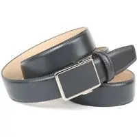 Anthoni Crown Ledergürtel , Herren, Gr. 120, grau, Leder, unifarben, Gürtel Ledergürtel, Ledergürtel - Perfekte Eleganz für Anzüge