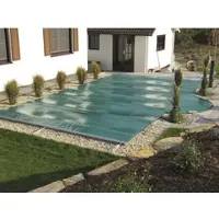 Kwad Pool-Abdeckplane "mit Aluminium-Querstreben verstärkt für Pools der Größe 8,0 x 4,0 m" in verschiedenen Farben