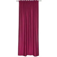Esprit Vorhang "Canvas" Gr. 3, rot, B:130cm H:250cm, Polyacryl, Polyester, Gardinen, Vorhang, Maßanfertigung