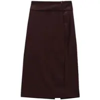Jeanne Baret Bellflower Long Skirt black berry (C595) 44