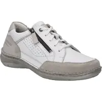 Josef seibel NEW ANVERS 11 Herrenschuhe - bequeme Schnür Halbschuhe weiß NEU