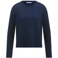 Peter Hahn Rundhals-Pullover blau