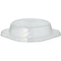 Papstar Deckel für Snack- und Suppenschalen (Mehrweg), Ø 16,2 cm, H 4 cm transparent, 18 x 12 Stück