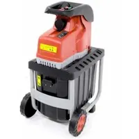 Geotech Elektro Häcksler ESB 2800 BLADES - Elektro Häcksler - mit umkehrbaren Messern und Auffangwanne