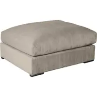 Home affaire Polsterhocker "Casa XXL, B: 125 cm", taupe, B:125cm H:52cm T:101cm, 100% Polyester, Hocker, Polsterhocker, Mega-Hocker, in Cord oder Chenille-Struktur wählbar