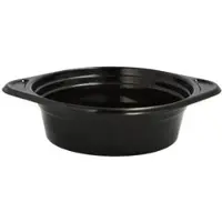 Papstar Suppenschalen (Mehrweg) 500 ml Ø 15,6 cm · H 4,5 cm schwarz, 18 x 12 Stück