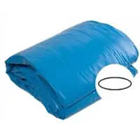 OKU Poolfolie Oval blau Tiefe 1,20 m Folienstärke 0,60 mm mit Einhängebiese P1