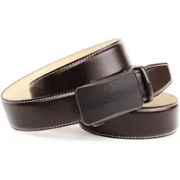 Anthoni Crown Ledergürtel , Herren, Gr. 11,5, braun, Rindsleder, Gürtel Ledergürtel, Perfekte Eleganz in Mocca für Anzüge und Jeans