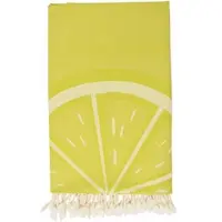 WEWO-FASHION Hamamtuch "9850ST", gelb (lime), B:100cm L:180cm, Jacquard, Baumwolle, Handtücher, Hamamtuch, Hamamtuch