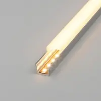 LongLifeLED GmbH LED Alu Aufbauprofil FreeCut 9,7x10mm mit LED 12V 2700K 1,5 Meter