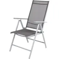 Linder Exclusiv GmbH Linder Klappstuhl LEX 7-Positionen Multipositionssessel, H 106 x B 64 x T 54 cm, anthrazit