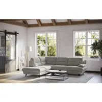 Otto Home Ecksofa "Pike L-Form, B: 266 cm", sand, B:266cm H:90cm T:217cm, 92% POLYESTER (PES) / 8% POLYAMID (PA);45000, Sofas, Ecksofa, optional Schlaffunktion & Bettkasten