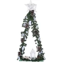 My Flair Dekobaum, weiß, B:20cm H:127cm, Kunststoff, MÖBEL & ACCESSOIRES, Dekofiguren, Dekobaum, Weihnachtsdeko mit 70 warmweißen LED's, Höhe ca. 127 cm