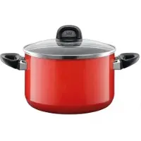 Silit Rojo Fleischtopf, Breiter Schüttrand für ein tropffreies Ausgießen, Durchmesser: 24 cm