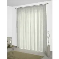 Wirth Vorhang "Gospic" Gr. 4, grün, B:132cm H:245cm, Jacquard, Baumwolle, Polyester, Gardinen, Vorhang