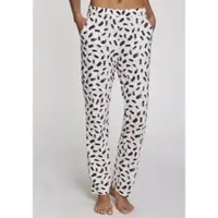 s.Oliver Pyjamahose , Damen, Gr. 36/38, N-Gr, blau (rosa, gemustert), Single Jersey, Obermaterial: 50% Baumwolle, 50% Viskose, gemustert, lang, Hosen Pyjamahose, mit schönem Alloverdruck