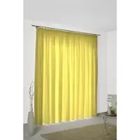 Wirth Vorhang "SUNBONE" Gr. 4, gelb, B:132cm H:245cm, Polyester, Gardinen, Vorhang