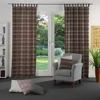 Wirth Vorhang "Laufenberg" Gr. 3, orange (terrakotta), B:132cm H:175cm, Jacquard, Baumwolle, Polyester, Gardinen, Vorhang