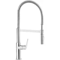 Evenes Spültischmischer Gastona herausnehmbare Geschirrbrause, Ausladung 220 mm, verchromt - 93 159 57