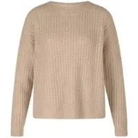 Peter Hahn Rundhals-Pullover aus Kaschmir beige, 46