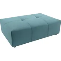 Candy Polsterhocker 3C "Yoshy", blau (petrol), B:120cm H:41cm T:83cm, 88% Polyester, 12% Polyacryl, Hocker, Polsterhocker, Passend zur Serie Yoshy