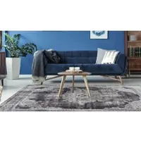 Calo-deluxe Teppich "Layata 8030" Gr. 6, grau (hellgrau), B:200cm H:9mm L:290cm, Kunstfaser, Teppiche, Teppich, Kurzflor, Wohnzimmer